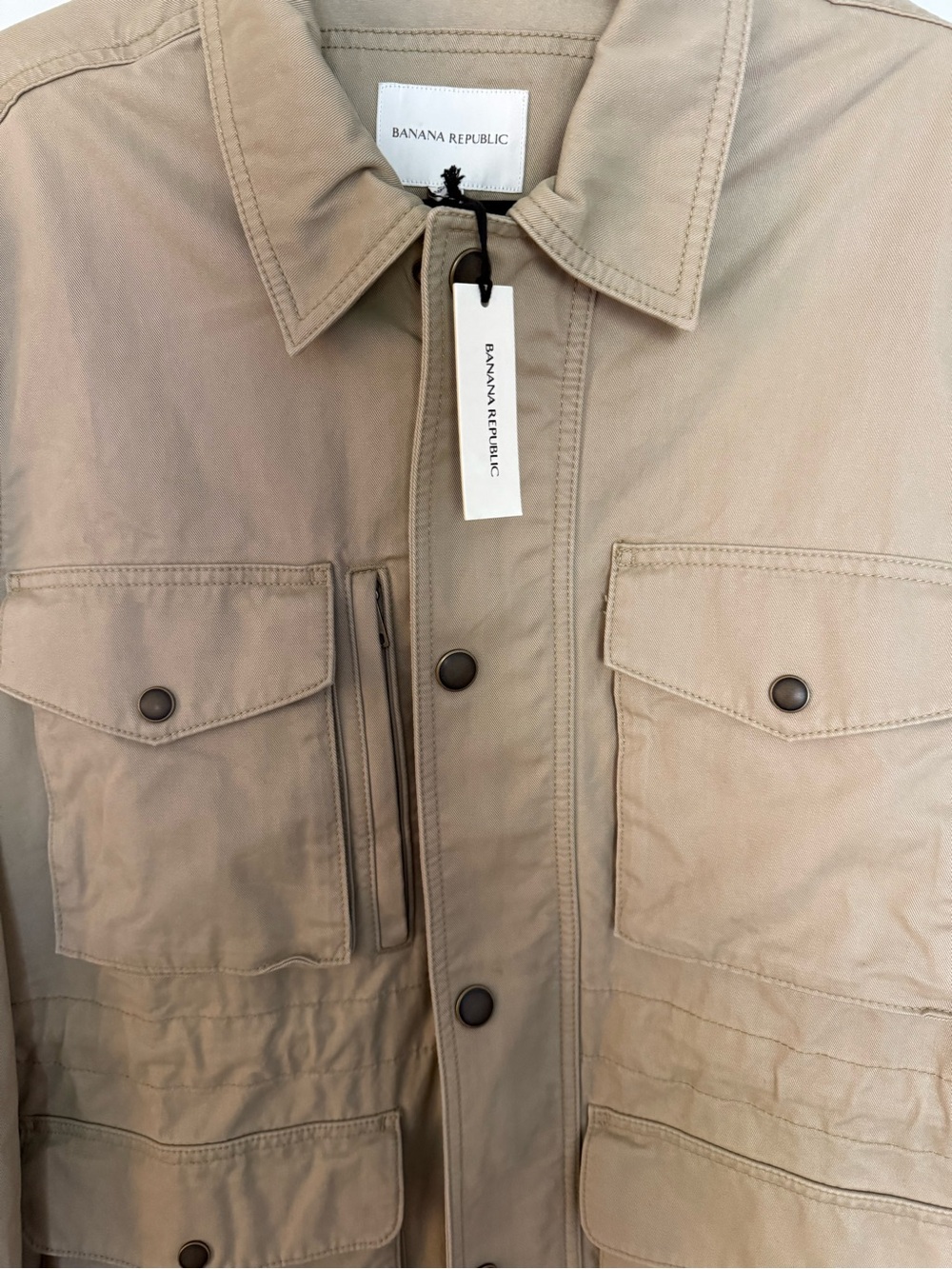 Banana Republic Tan Military Field Jacket - Picture 2 of 4